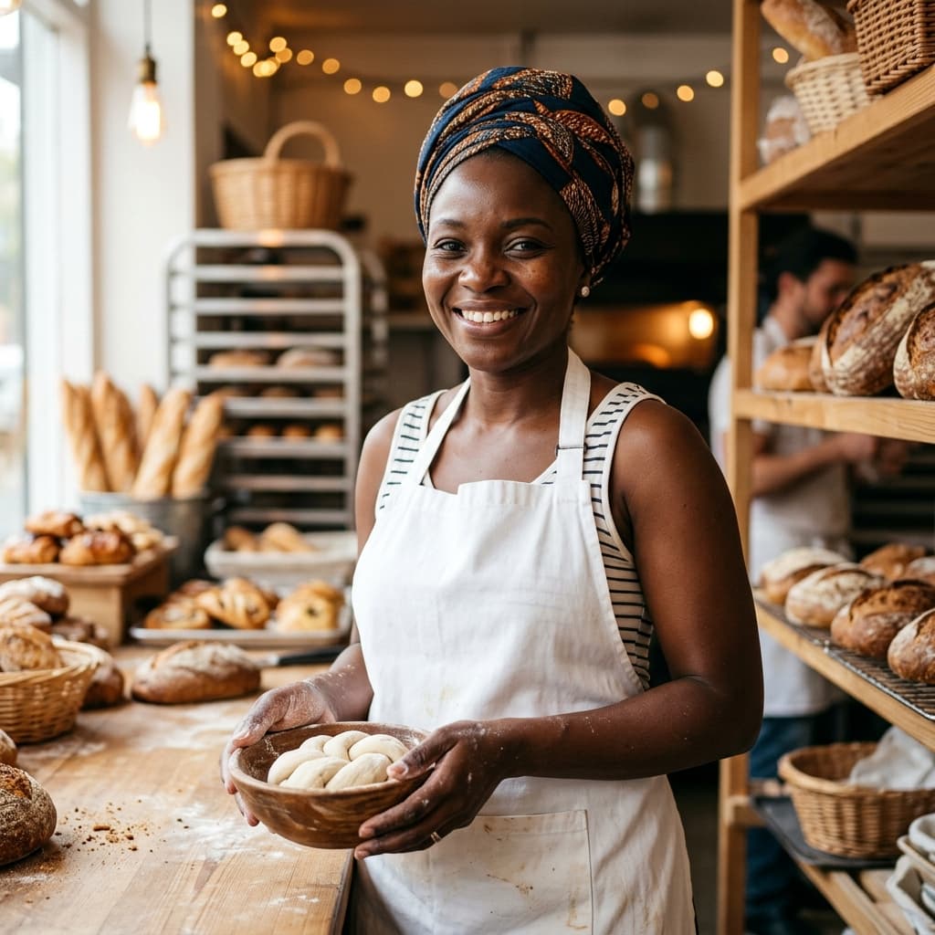 From a roadside oven to a proper bakery. Now I supply bread to three communities and employ two helpers.